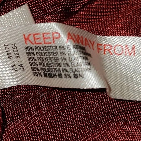 NWT Intimately Free People Womens Red Wine  Listen Up Layering V Neck Top Small - Picture 5 of 5